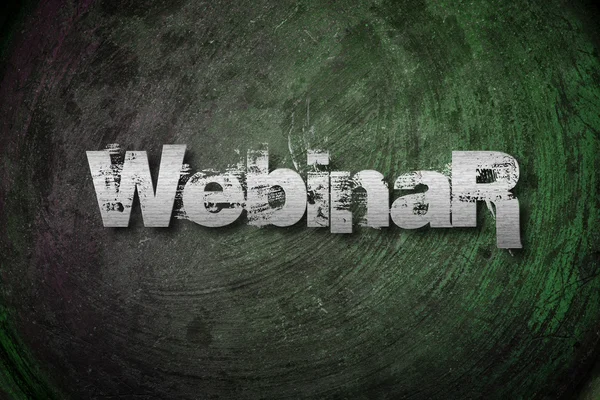 Webinar Concept — Stock Photo, Image