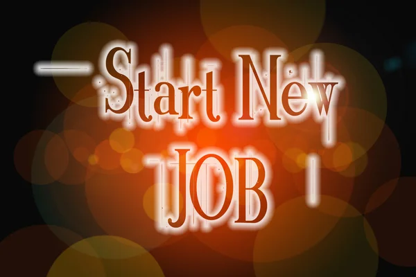 Start New Job Concept — Stock Photo, Image