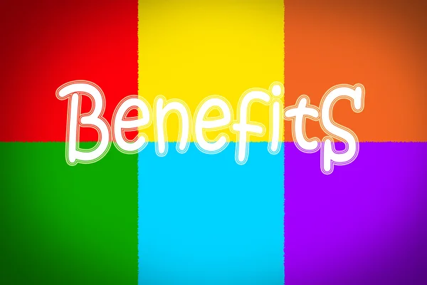 Benefits Concept — Stock Photo, Image