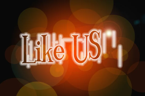 Like Us Concept — Stock Photo, Image