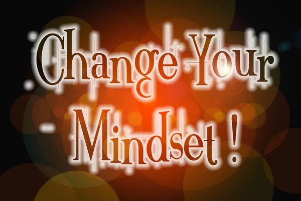 Change Your Mindset Concept — Stock Photo, Image