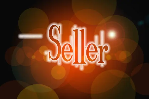 Conceito de vendedor — Fotografia de Stock