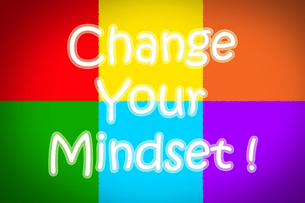 Change Your Mindset Concept — Stock Photo, Image