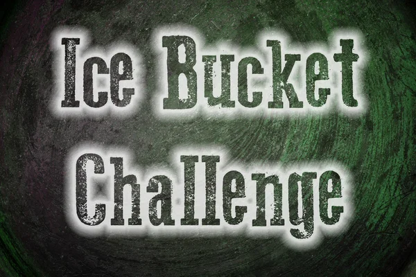 Концепция Ice Bucket Challenge — стоковое фото