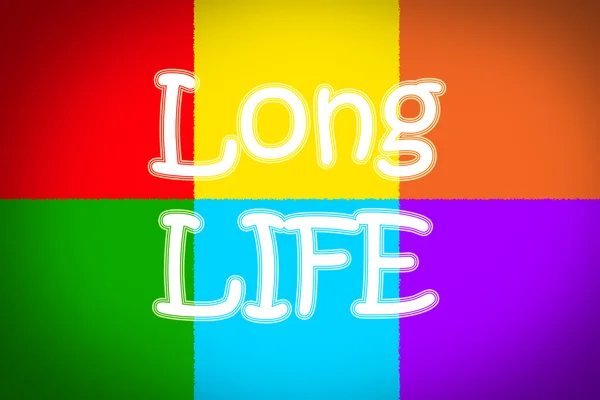 Conceito de longa vida — Fotografia de Stock