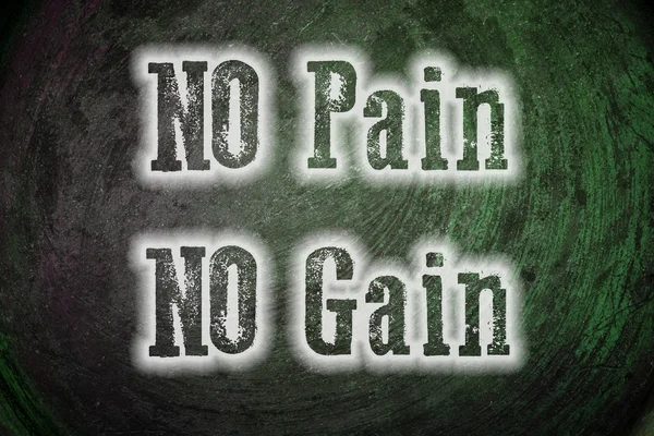 No Pain No Gain Concept — Stock Photo, Image