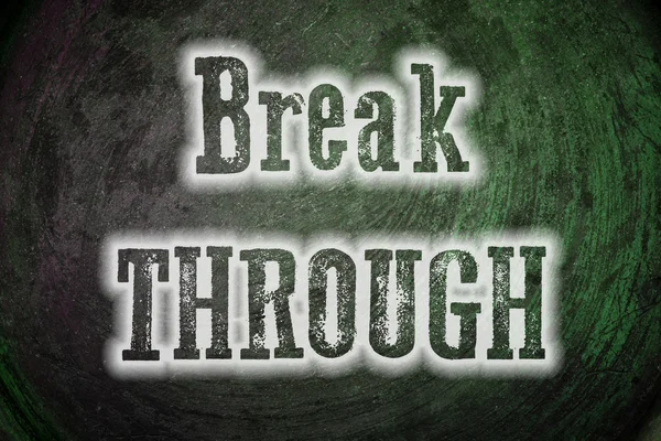 Break Through Concept — Stock Photo, Image