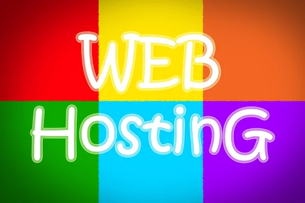 Webhosting-Konzept — Stockfoto