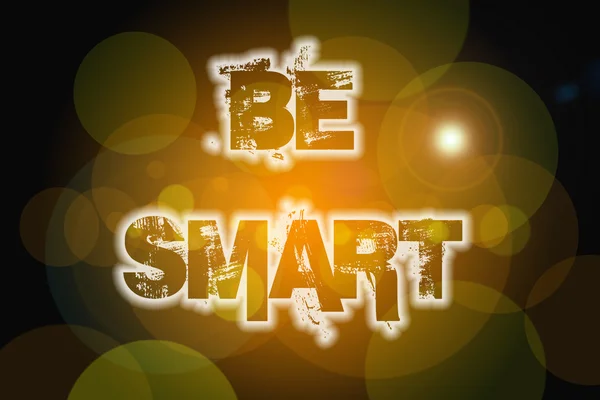 Be Smart Concept — Stock Photo, Image