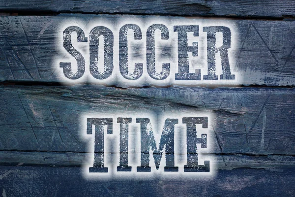 Soccer Time Concept — Stock Photo, Image