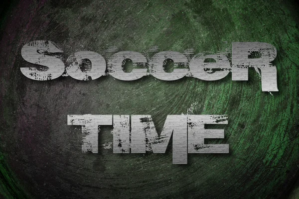 Soccer Time Concept — Stock Photo, Image