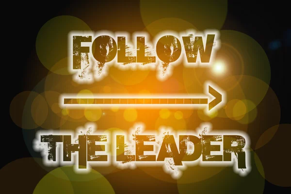 Follow The Leader Concept — Stock Photo, Image