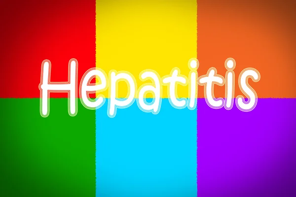 Концепция гепатита — стоковое фото