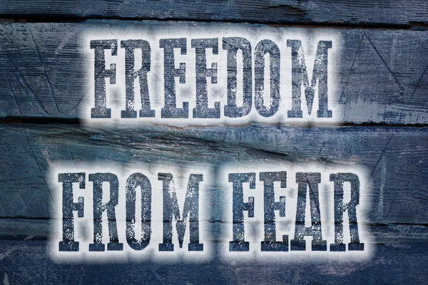 Özgürlük korkusu konsepti — Stok fotoğraf