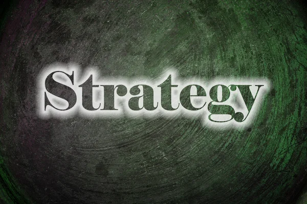 Strategietext zum Hintergrund — Stockfoto