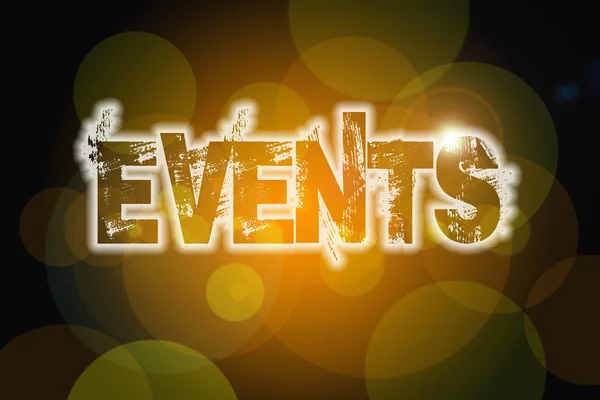 Events Concept — Stock Photo, Image