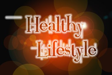 Sağlıklı yaşam tarzı kavramı