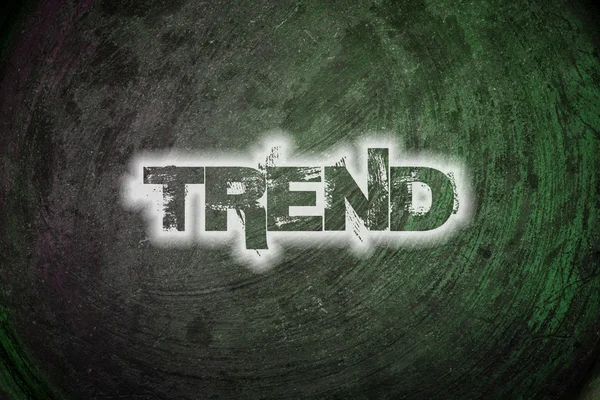 Trend text on background — Stock Photo, Image