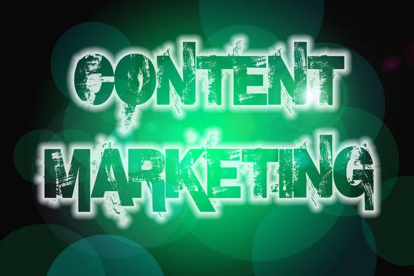 Concepto de Marketing de Contenidos — Foto de Stock