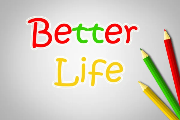 Lepsze pojęcie życia — Zdjęcie stockowe