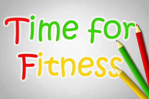 Time For Fitness Concept — Stock Photo, Image