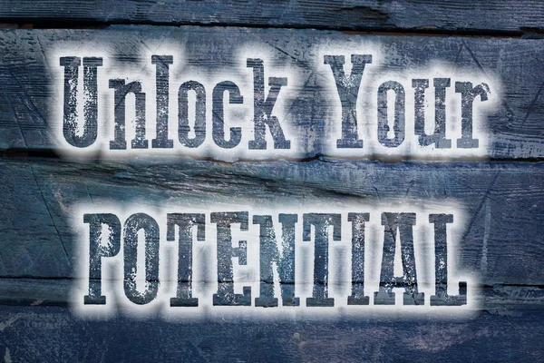 Unlock Your Potential Concept — Stock Photo, Image