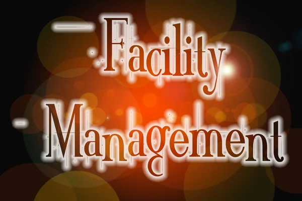 Facility Management Konzept — Stockfoto