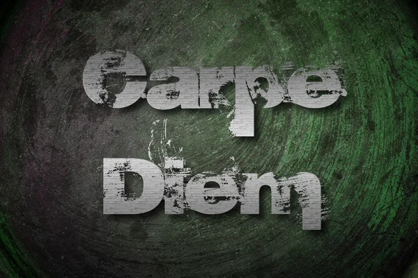 Carpe diem-koncepció — Stock Fotó