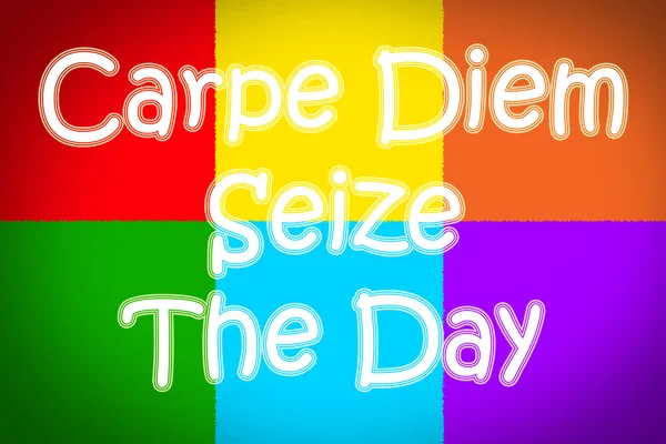 Carpe diem kavramı — Stok fotoğraf