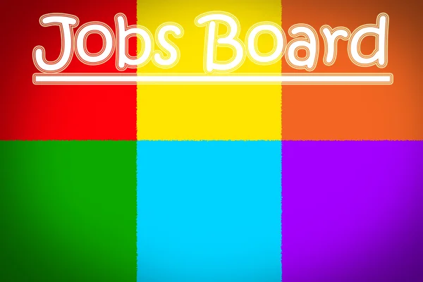 Conceito de Jobs Board — Fotografia de Stock