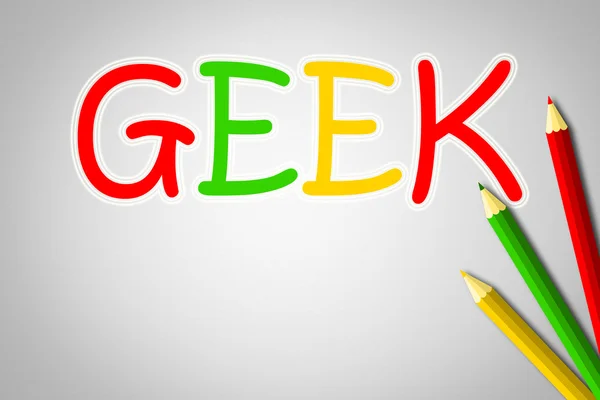 Geek koncept — Stockfoto