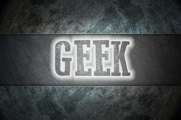 Geek koncept — Stockfoto