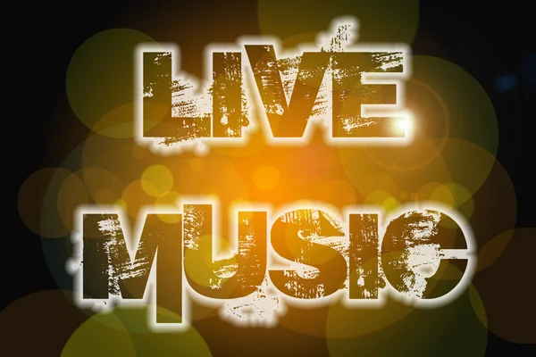 Live muziek concept — Stockfoto