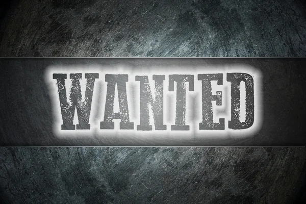 Wanted Concept — Stock Photo, Image