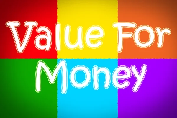 Value For Money Concept — Stock Photo, Image