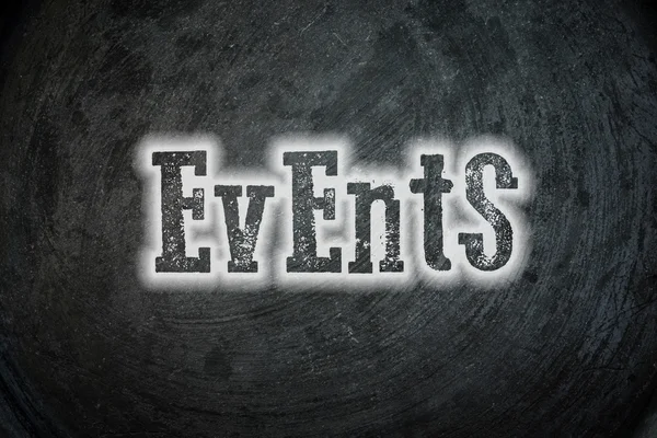 Events Concept — Stock Photo, Image