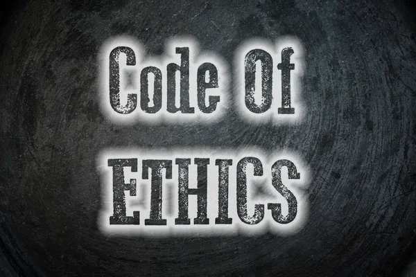 Code Of Ethics Concept — Stock Photo, Image