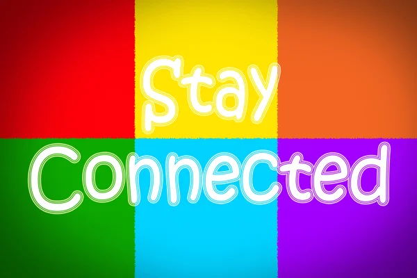 Stay Connected Concept — Stock Photo, Image