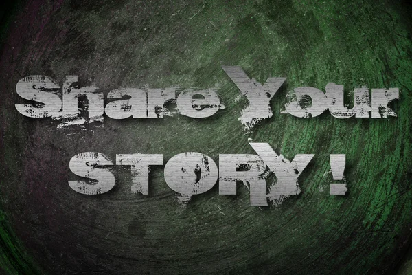 Teilen Sie Ihr Story-Konzept — Stockfoto
