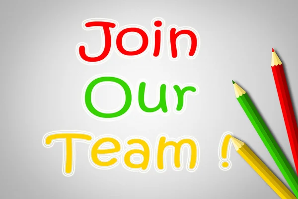 Join Our Team Concept — Stock Photo, Image