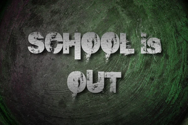 School's Out Concept — Stock Photo, Image