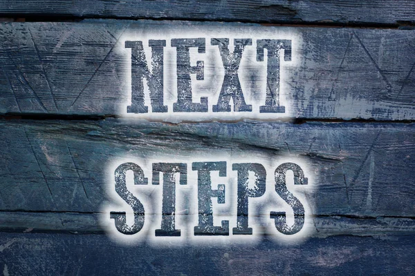 Next Steps Concept — Stock Photo, Image