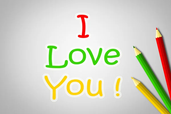 I Love You Concept — Stock Photo, Image