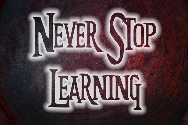 Never Stop Learning Concept — ストック写真