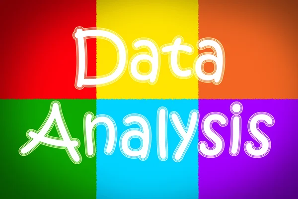 Data Analysis Concept — Stock Photo, Image