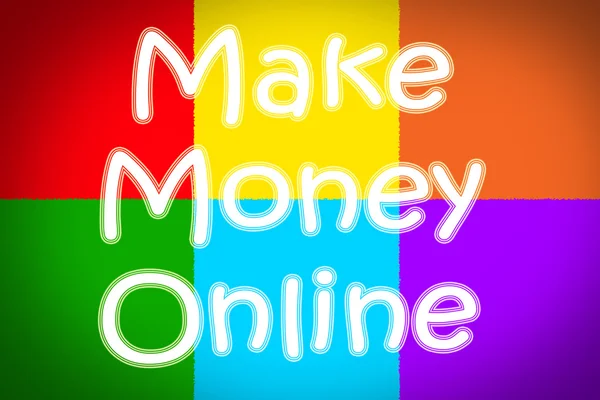 Online Geld verdienen Stockbild
