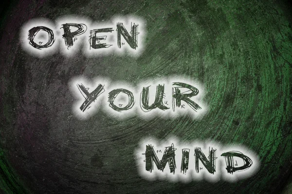 Open your mind Konzept — Stockfoto