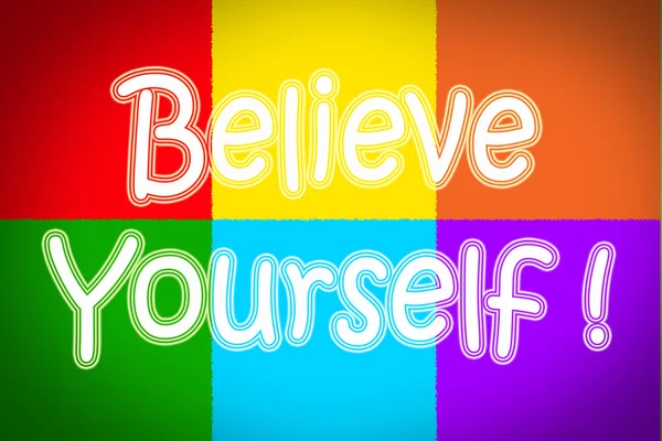 Believe In Yourself Concept — Stock Photo, Image