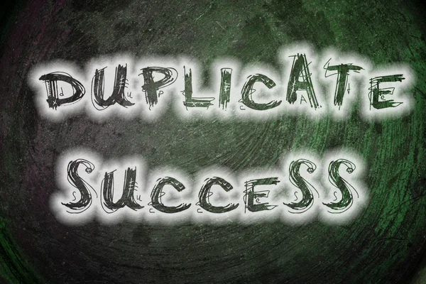 Concetto di successo duplicato — Foto Stock