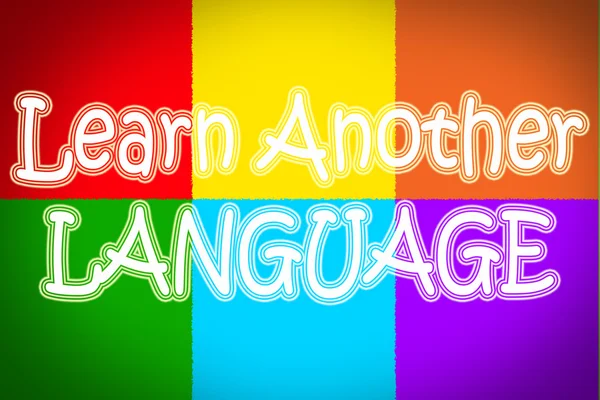 Aprender otro concepto de idioma — Foto de Stock